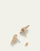 Harwell Godfrey Snail Stud Earrings with Diamonds - 4