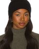 Hat Attack Hat Attack Cashmere Slouchy Cuff Beanie with Faux Fur Pom - 1