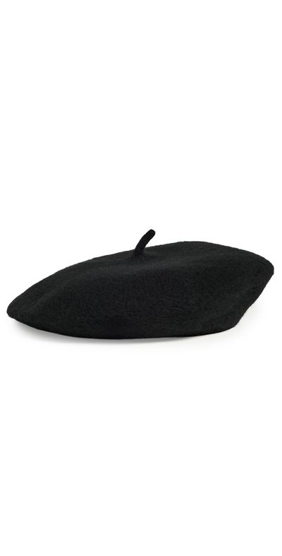Hat Attack Hat Attack Classic Beret Black One