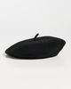 Hat Attack Hat Attack Classic Beret Black One - 2
