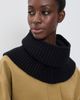 Hat Attack Hat Attack Cocoon Knit Cowl Black One - 3