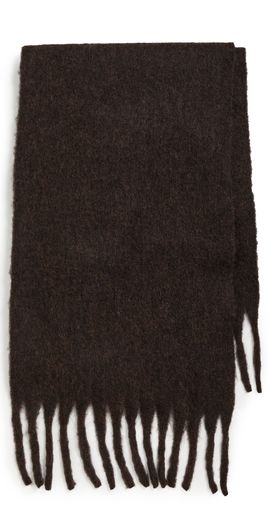 Hat Attack Hat Attack Cozy Solid Scarf Deep Chocolate One