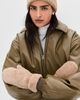Hat Attack Hat Attack Faux Fur Mittens Taupe One - 3