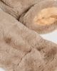 Hat Attack Hat Attack Faux Fur Mittens Taupe One - 4