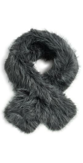 Hat Attack Hat Attack Foxy Pull Thru Scarf Grey One