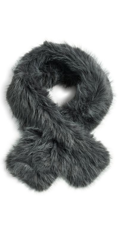 Hat Attack Hat Attack Foxy Pull Thru Scarf Grey One