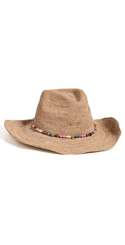 Hat Attack Hat Attack Millie Continental Hat Natural/Multi One
