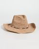 Hat Attack Hat Attack Millie Continental Hat Natural/Multi One - 2