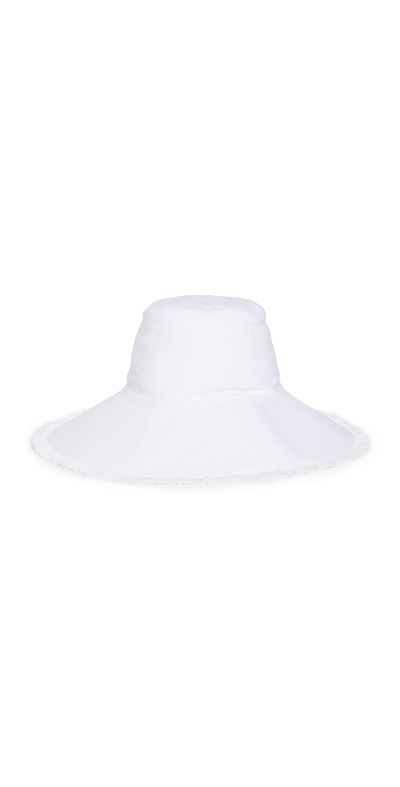 Hat Attack Hat Attack Packable Canvas Hat Solid White One