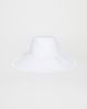 Hat Attack Hat Attack Packable Canvas Hat Solid White One - 2