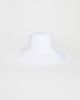 Hat Attack Hat Attack Packable Canvas Hat Solid White One - 4