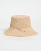 Hat Attack Hat Attack Packable Raffia Bucket Hat Natural One - 2