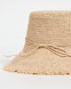 Hat Attack Hat Attack Packable Raffia Bucket Hat Natural One - 4