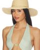 Hat Attack Hat Attack Raffia Braid Continental Fedora Hat - 1