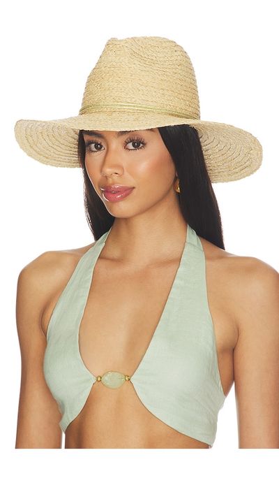 Hat Attack Hat Attack Raffia Braid Continental Fedora Hat