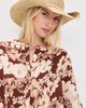 Hat Attack Hat Attack Raffia Crochet Cowboy Hat Natural/Neutral Bead One - 3