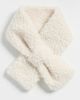 Hat Attack Hat Attack Teddy Sherpa Pull Thru Scarf Ivory One - 2