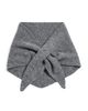 Hat Attack Hat Attack Triangle Wool Knit Scarf Grey One - 6