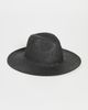 Hat Attack Hat Attack Vented Luxe Packable Straw Hat Black One - 2
