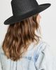 Hat Attack Hat Attack Vented Luxe Packable Straw Hat Black One - 4