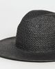 Hat Attack Hat Attack Vented Luxe Packable Straw Hat Black One - 5