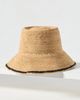 Hat Attack Stripe Raffia Bucket Hat - 3