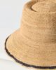 Hat Attack Stripe Raffia Bucket Hat - 4
