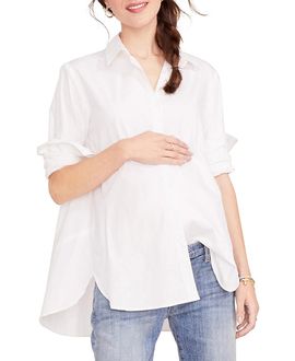 Hatch Collection Hatch Collection Nursing Friendly Maternity Classic Buttondown Shirt