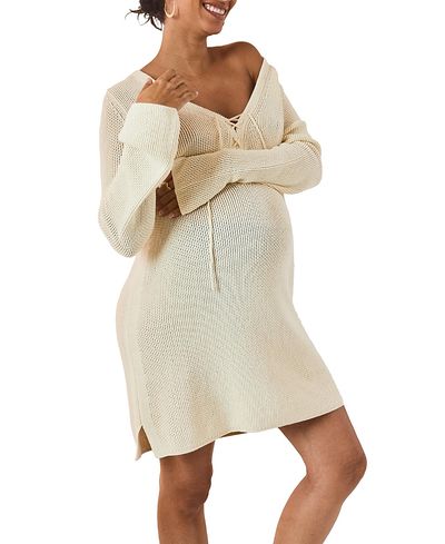 Hatch Collection Hatch Collection The Daria Getaway Mini Maternity Dress