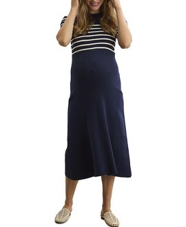 Hatch Collection Hatch Collection The Kaitlyn Cotton Rib Maternity Dress