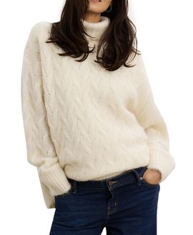 Hatch Collection Hatch Collection The Maternity Sophie Alpaca Cable Turtleneck