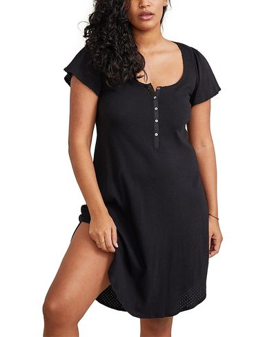 Hatch Collection Hatch Collection The Pointelle Maternity Nursing Friendly Nightgown