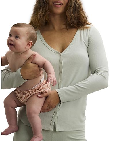 Hatch Collection Hatch Collection The Softest Rib Nursing Cardigan
