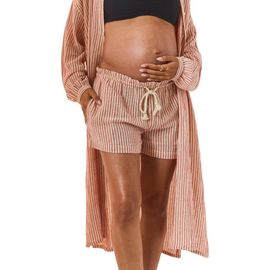HATCH HATCH The Bungalow Striped Beach Short