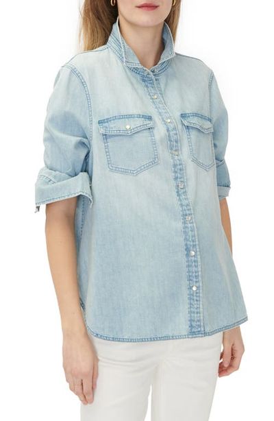 HATCH HATCH The Denim Maternity Nursing Friendly Shirt