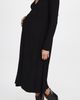 HATCH HATCH The Softest Rib Nursing Dress Black - 4