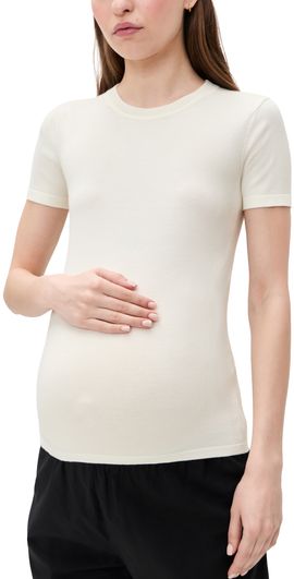 HATCH HATCH The Softsculpt Knit Tee Ivory