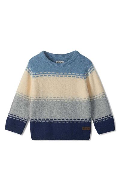Hatley Hatley Colorblock Stripe Crewneck Sweater