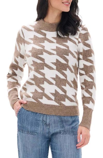 Hatley Hatley Everywhere Houndstooth Mock Neck Sweater