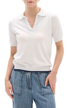 Hatley Hatley Johnny Collar Short Sleeve Sweater