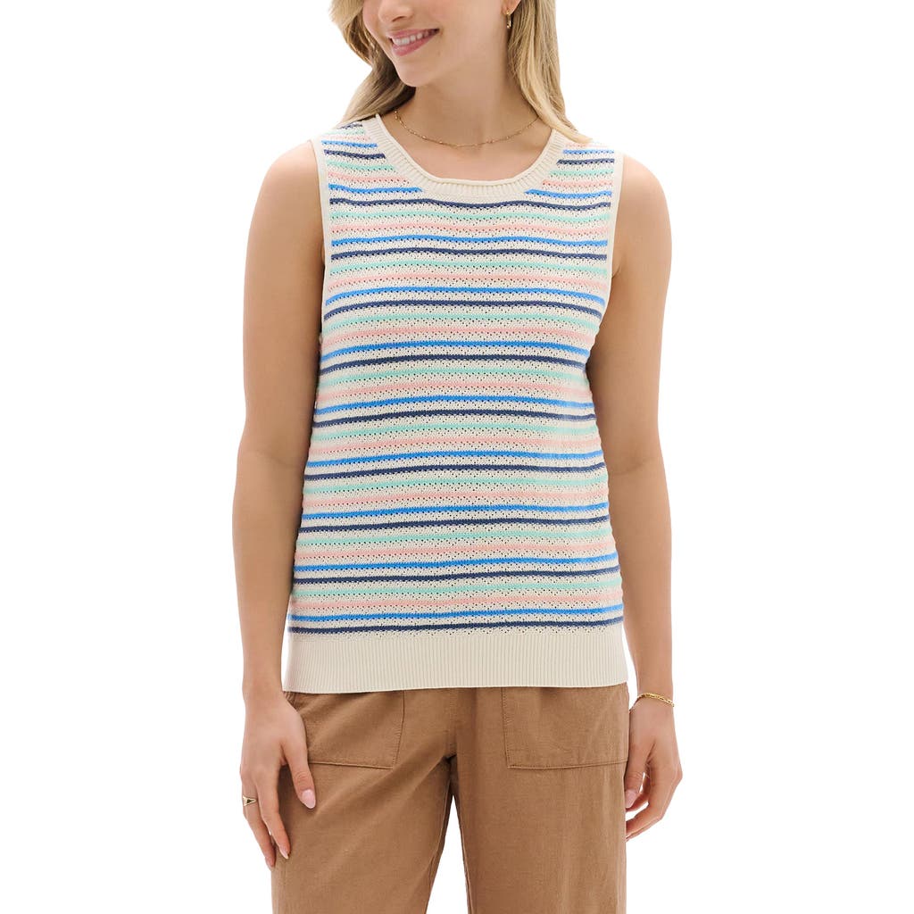 Hatley Hatley Kate Stripe Cotton Sweater Vest