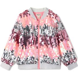 Hatley Hatley Kids' Blossom Gradient Sequin Bomber Jacket