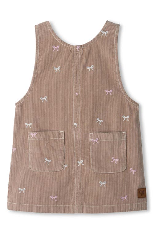 Hatley Hatley Kids' Bow Embroidered Corduroy Dress