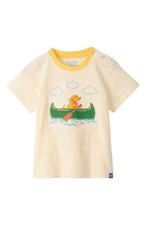 Hatley Hatley Kids' Camping Dot Appliqué Cotton T-Shirt
