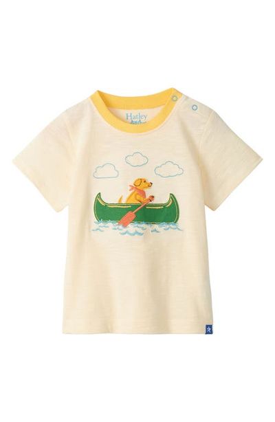 Hatley Hatley Kids' Camping Dot Appliqué Cotton T-Shirt