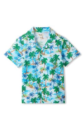 Hatley Hatley Kids' Deserted Island Button Front Shirt