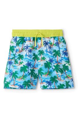 Hatley Hatley Kids' Deserted Island Print Swim Trunks