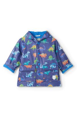 Hatley Hatley Kids' Dino Party Waterproof Hooded Rain Coat