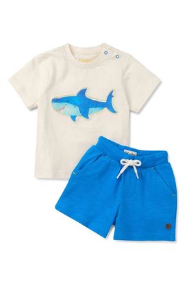 Hatley Hatley Kids' Happy Shark T-Shirt & Shorts Set