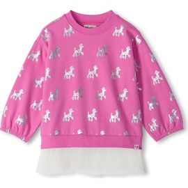 Hatley Hatley Kids' Poodle Pups Mixed Media Sweatshirt